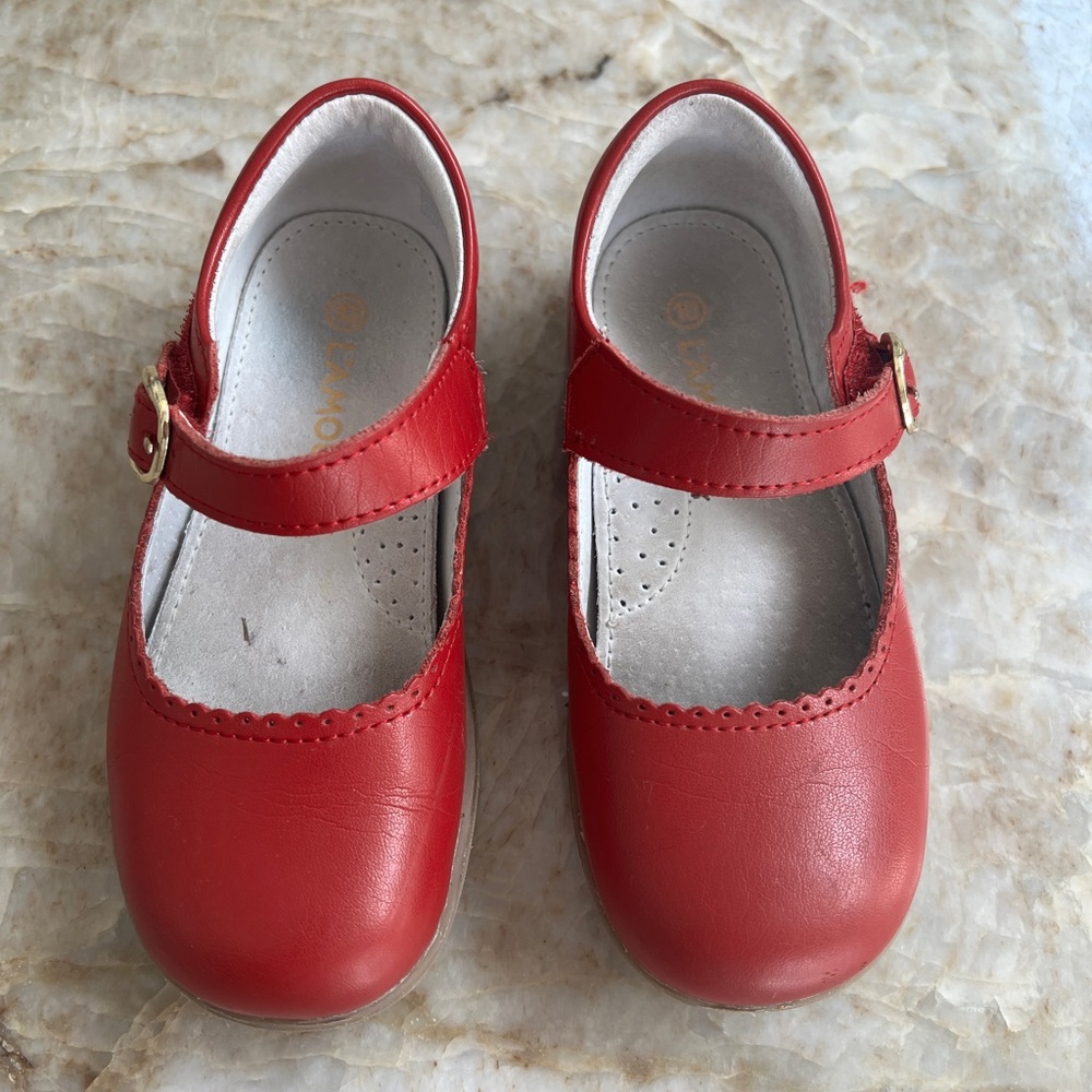 Red Mary Jane toddler girls size 10 L’Amour Shoes